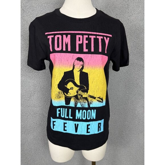 Hybrid Apparel Tops - Tom Petty Full Moon Fever Graphic Tee Multicolor Black Size XS New With Tag's